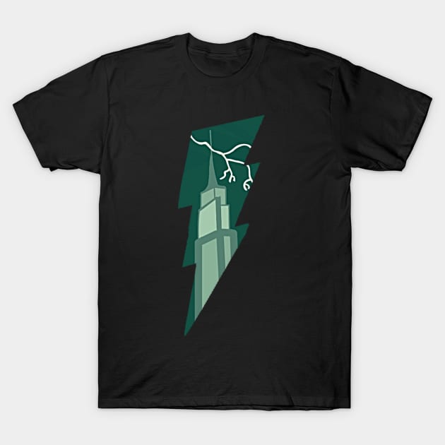 Lightning Thief- Percy Book Illustration T-Shirt by Breksta